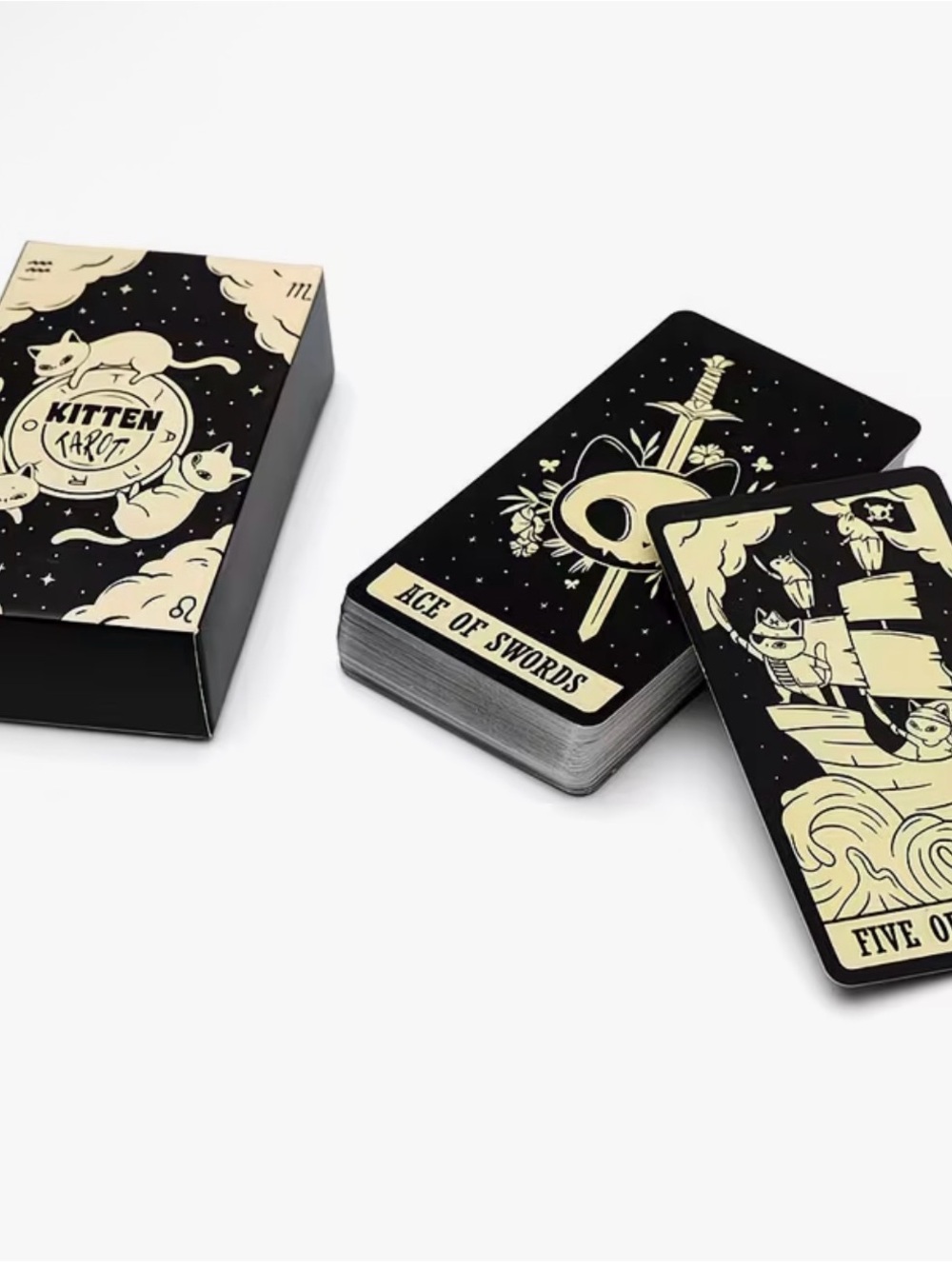Cats Tarot Deck NEW Anime Cards Games TCG Toys Manga Fantasy Gift Home Pet Witch